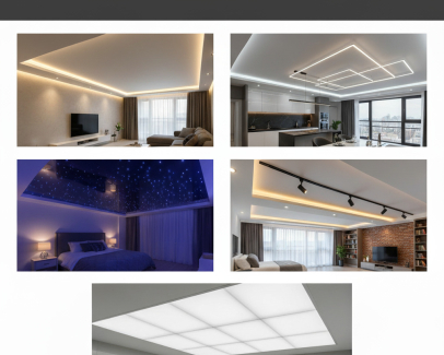 Топ-5 рішень підсвітки для натяжних стель