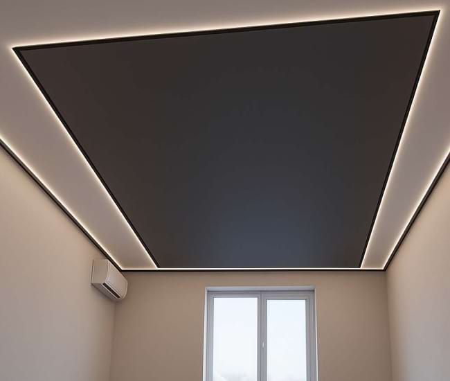 Натяжні стелі з тіньовим профілем